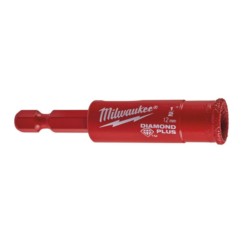 Broca Diamond Plus para seco - húmedo 12mm 1-4 Hex Milwaukee