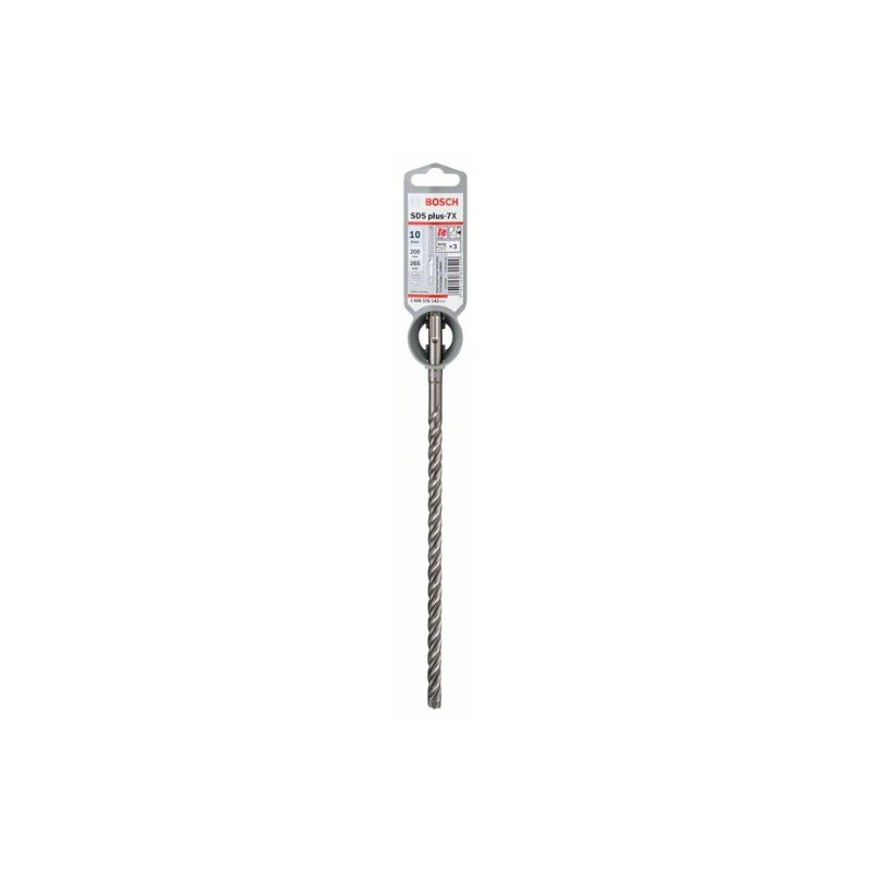 Broca SDS plus-7X Bosch para Martillos perforadores Ø10mm. 200x265mm.