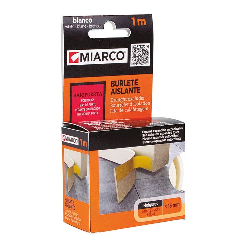 Burlete Esp.Umbral Marrón 1M/38Mm 107B1/1 Miarco