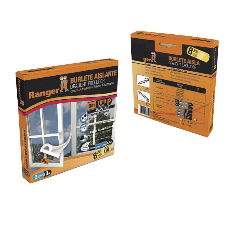 Burlete Caucho Tipo P 9 Mm X 6 M. Marrón 107BP2 Miarco