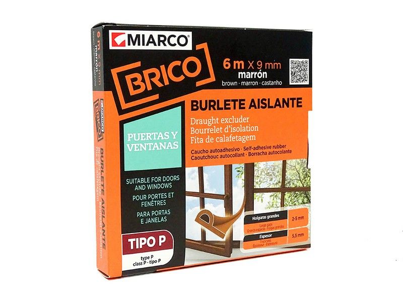 Burlete Caucho Tipo P