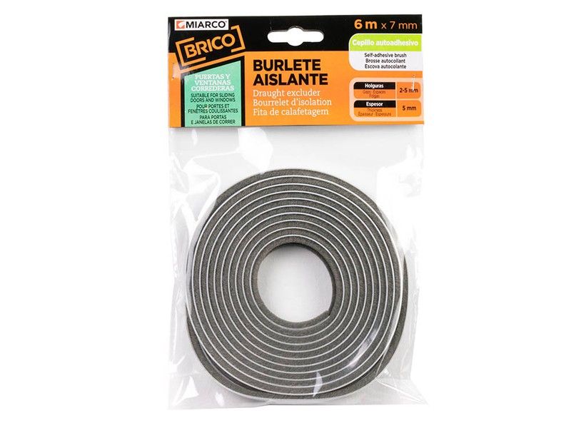 Burlete Cepillo Guías(Con Adhesivo)