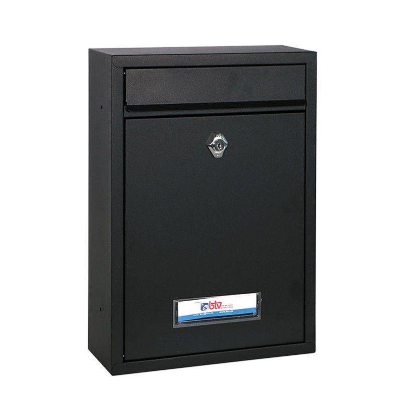 Buzon Exterior Met. Bermeo. Negro. 204D48 Btv