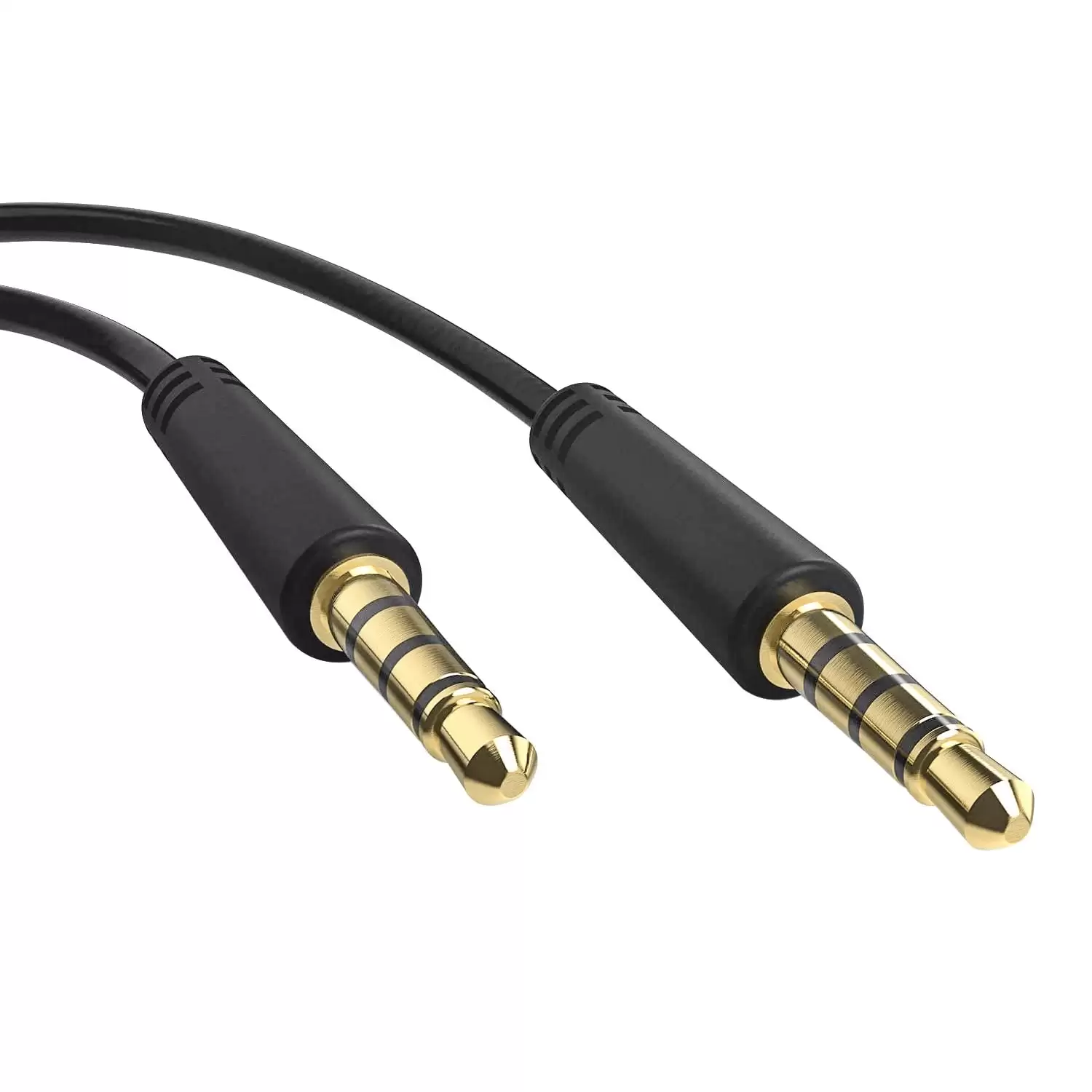 Cable De Audio Estereo Jack 3.5 Macho-macho 4 Pin 2 M Negro