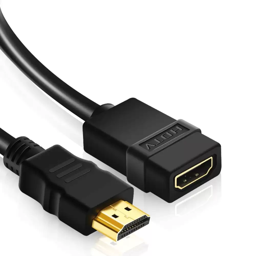 Cable Extension HDMI Macho A Hembra 5 M Negro