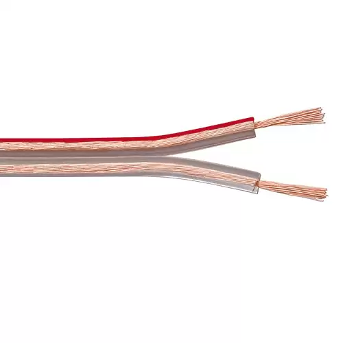 Cable Para Altavoz 2x 2.5 Mm 100 M Transparente