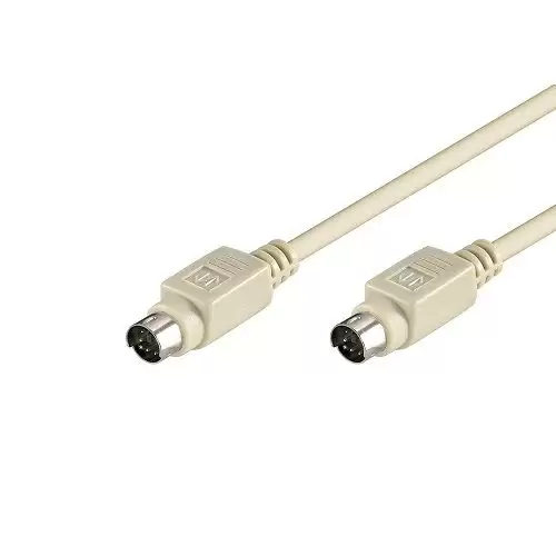 Cable Ps2 Mini Din 6 Pin 5 M Beige