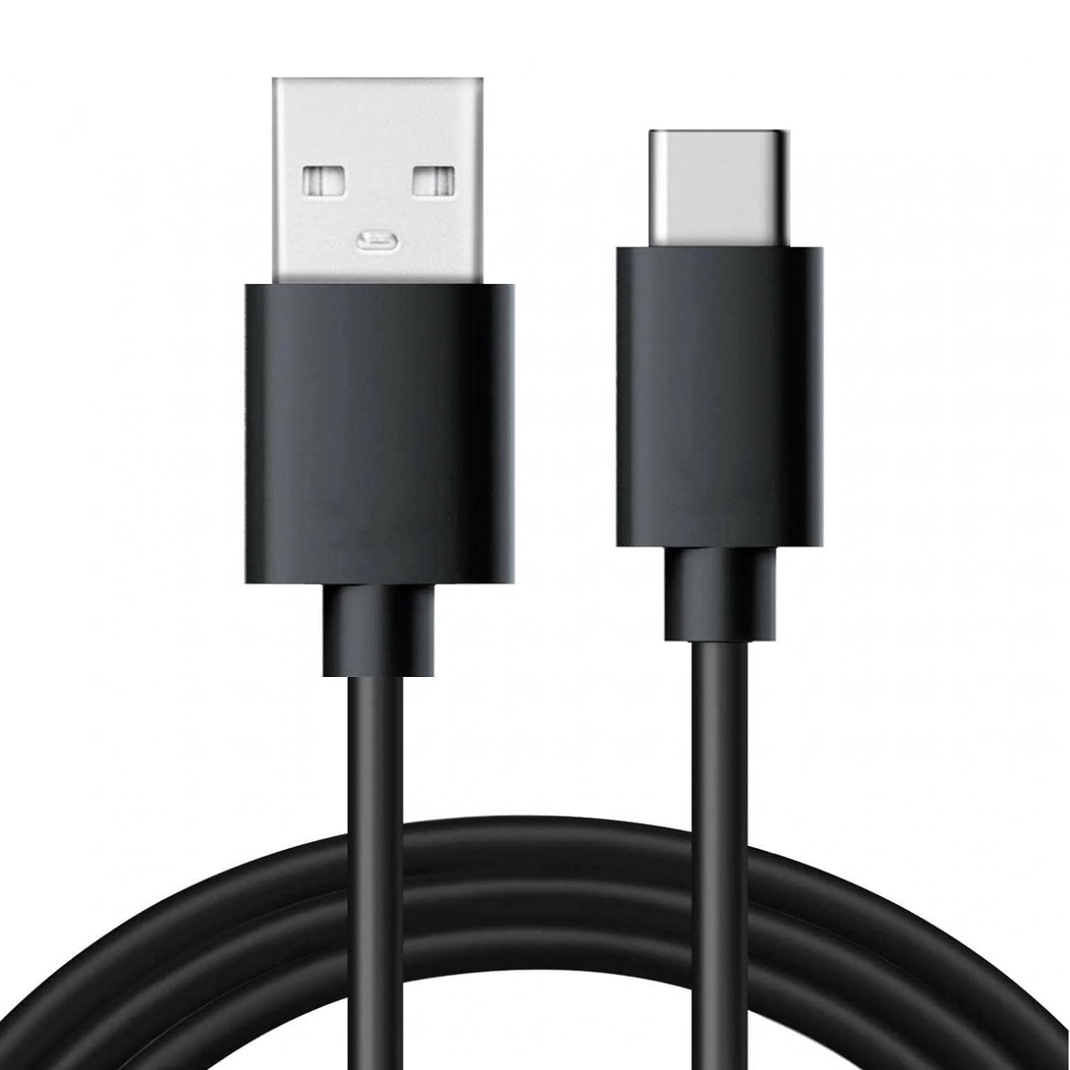 Cable USB 2.0 3A Tipo C Macho - Tipo A Macho 1 M Negro