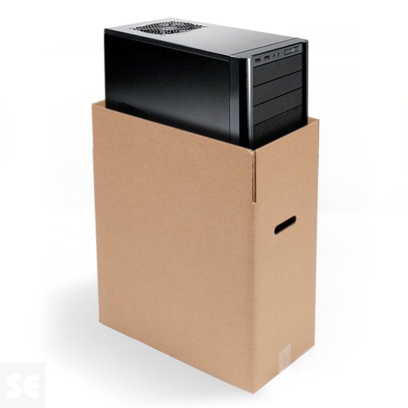 Caja de cartón para ordenador 878 gr/m2