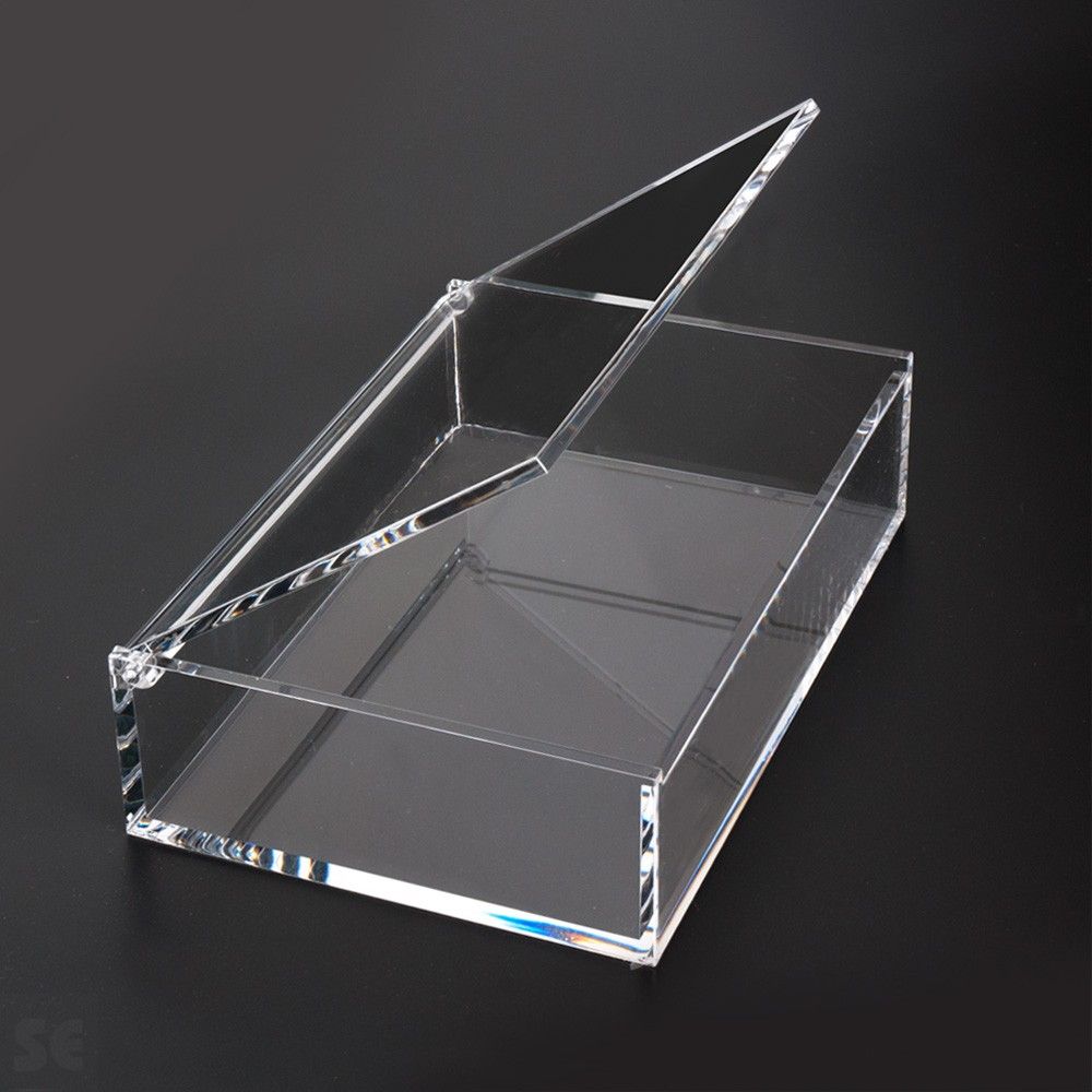 Caja de Metacrilato transparente con tapa