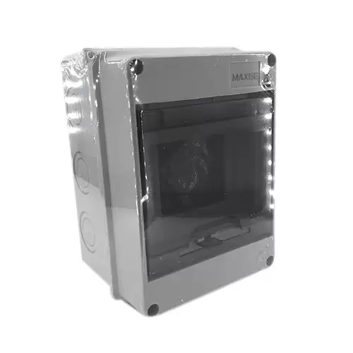 Caja Distribucion Electrica Superficie IP65 De 5 Modulos  Blanco