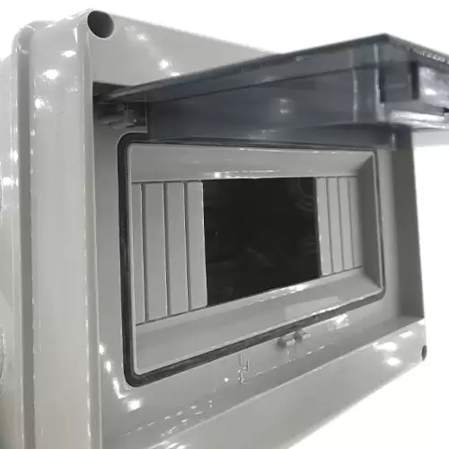 Caja Distribucion Electrica Superficie IP65 De 8 Modulos  Blanco