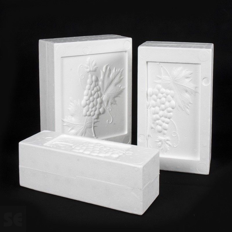 Caja de Porexpan para botellas (Poliestireno expandido)