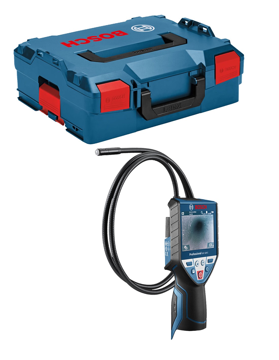 Cámara de inspección BOSCH GIC 120 C (Cuerpo solo + L-Boxx 136)