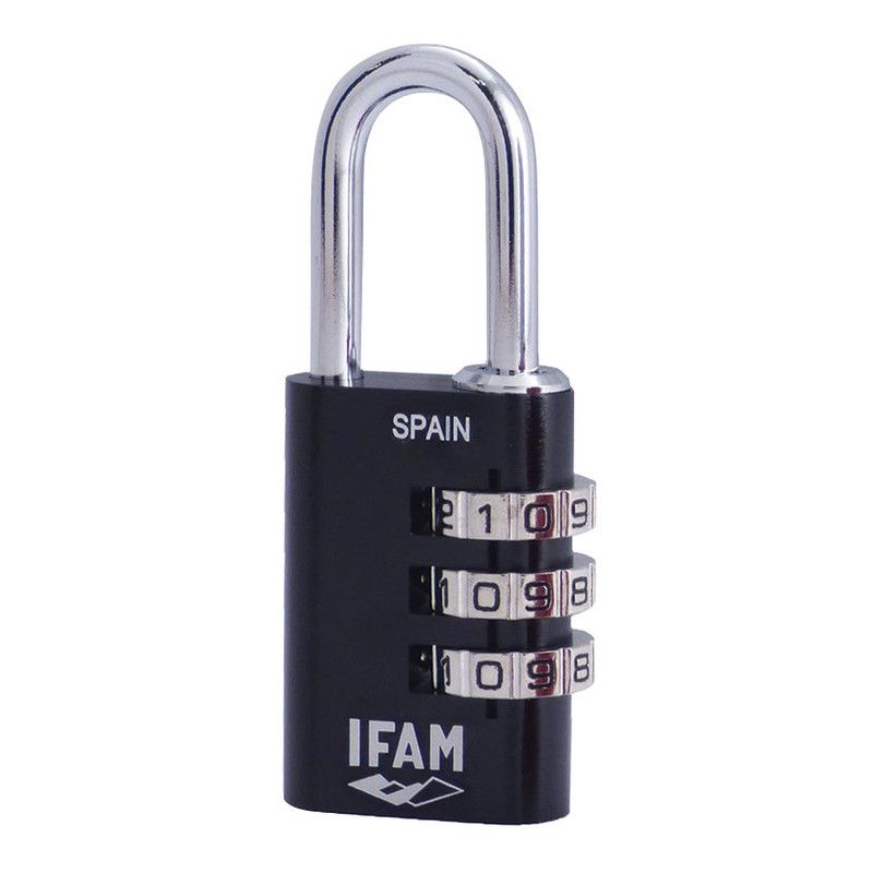 Candado Alum. Combinacion Negro. 30 Mm. 226D30N Ifam