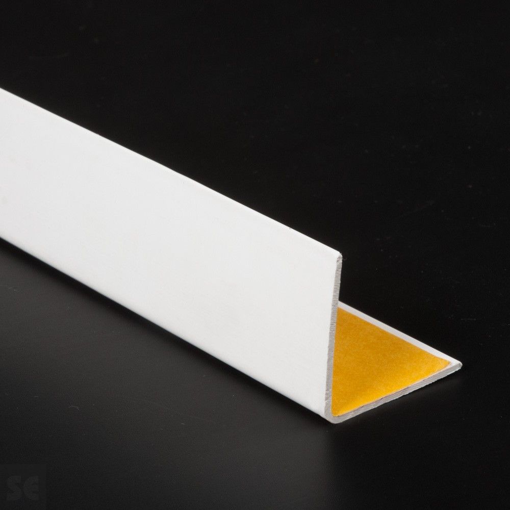 Cantonera de PVC adhesiva blanca