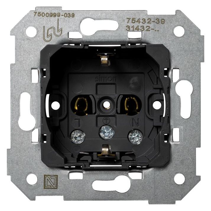 Mecanismo Base Enchufe Bipolar con  T/T G7543239