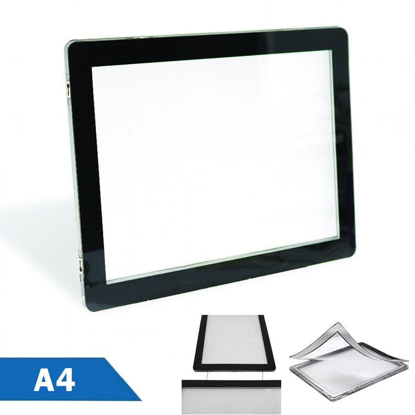 Carpeta LED Doble Cara para Poster A4 12V