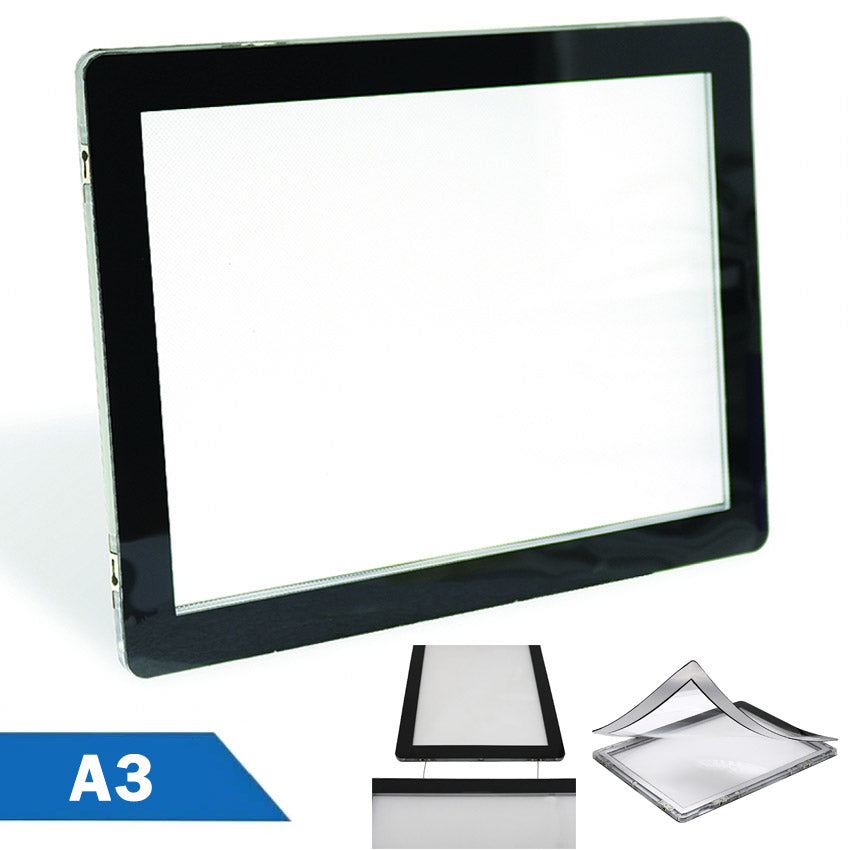 Carpeta LED Doble Cara para Poster A3 12V