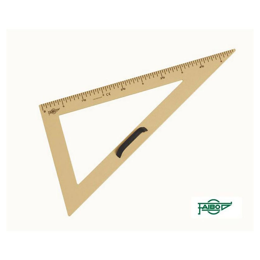 Cartabón 60º/50 cm