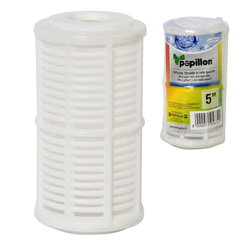 Cartucho Filtro Agua Malla Lavable  5"
