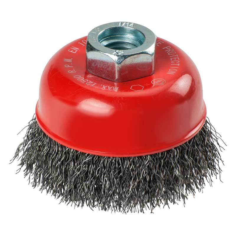 Cepillo Acero HSSOndulado 60mm M14 Einhell