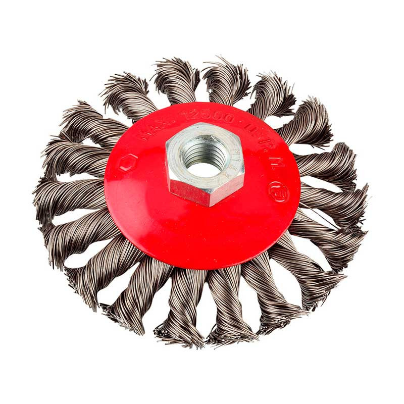 Cepillo Acero Trenado Duro 100mm M14 Einhell