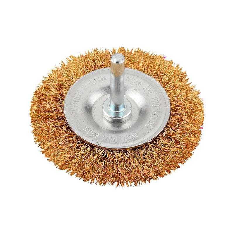 Cepillo Circular Alambre Latón Fino 75 mm. Einhell