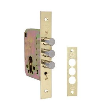 CERRADURA AMIG 102-50 CROMADO MATE