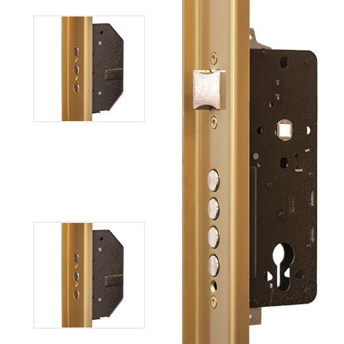 Cerraduras de seguridad - Cerradura Cantonera 2000B-Z 3 Puntos Acero