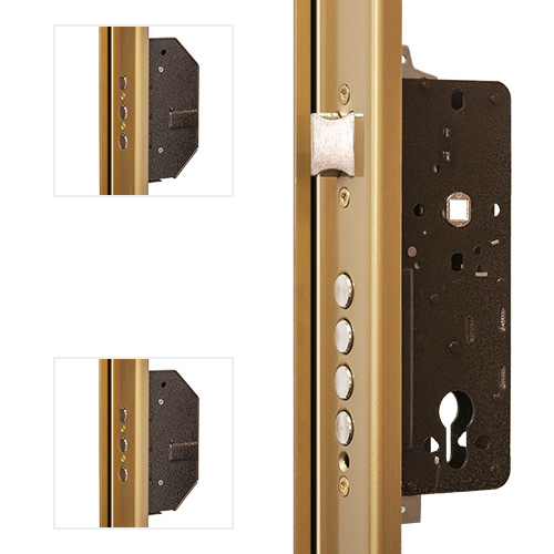 Cerraduras de seguridad - Cerradura Cantonera 2000B-Z/3 3 Puntos Aluminio