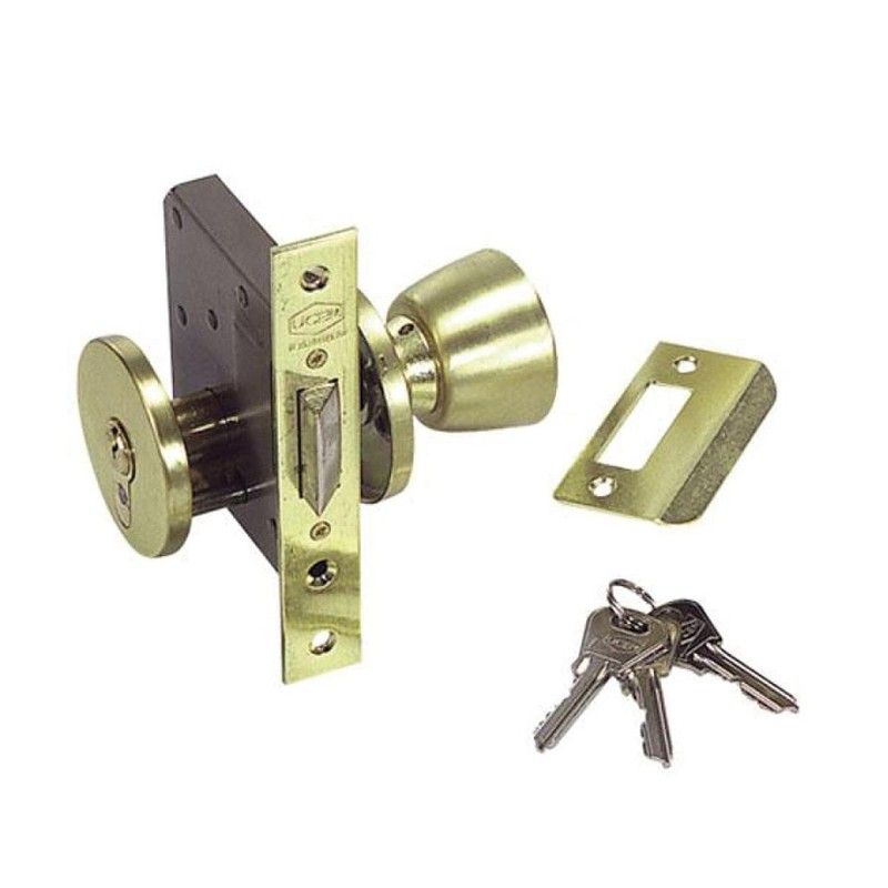 Cerradura Con Pomo, 50Mm 962D9 Ucem