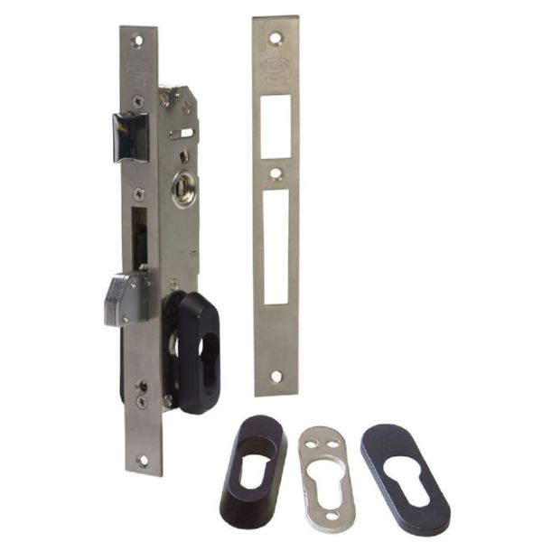 CERRADURA EMBUTIR MOD 740-40 ACERO INOX