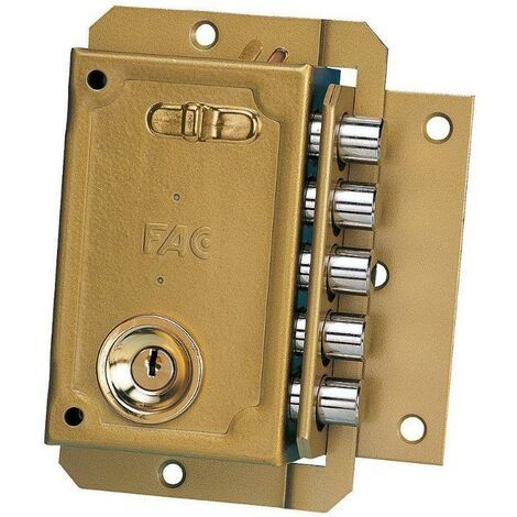 CERRADURA FAC S-90 D BL DORADA