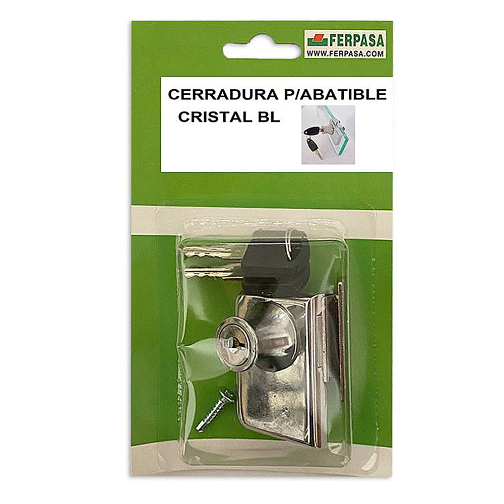 Cerradura Puerta Abatible Cromada