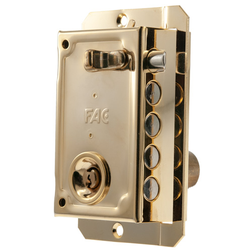 Cerrojos y Cerraduras de sobreponer - Cerradura Sobreponer FAC S90 Dorado