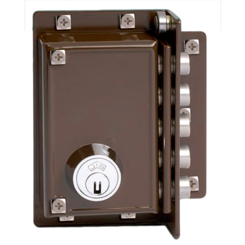 Cerrojos y Cerraduras de sobreponer - Cerradura Seguridad Sobreponer JIS 5239 Cilindro Fijo sin Picaporte