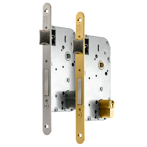 Cerraduras puerta madera - Cerradura U130 Entrada 50mm Canto Redondo