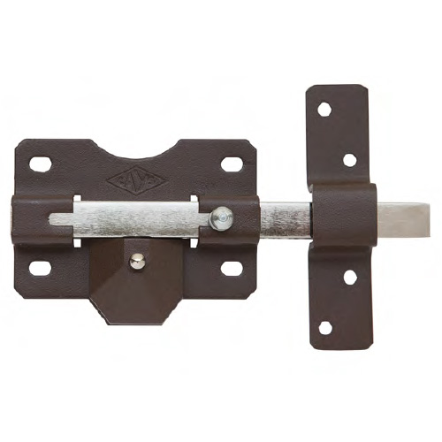 Cerrojos y Cerraduras de sobreponer - Cerrojo CAYS B2P Botón Pintado Marrón