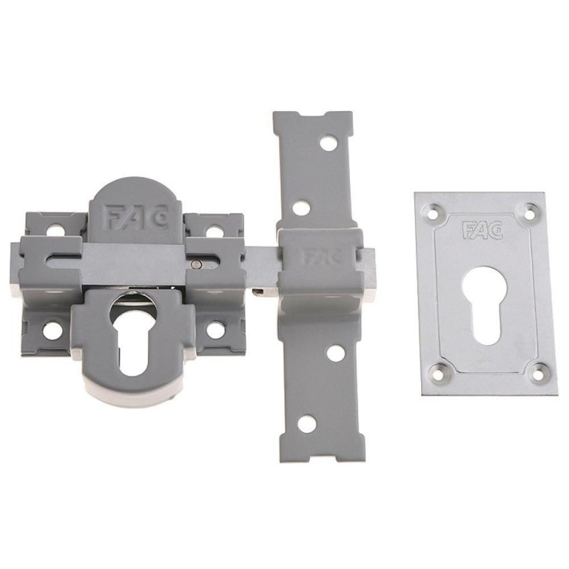 Cerrojo Fac 311-l/ 80 Plata Sin Cilindro