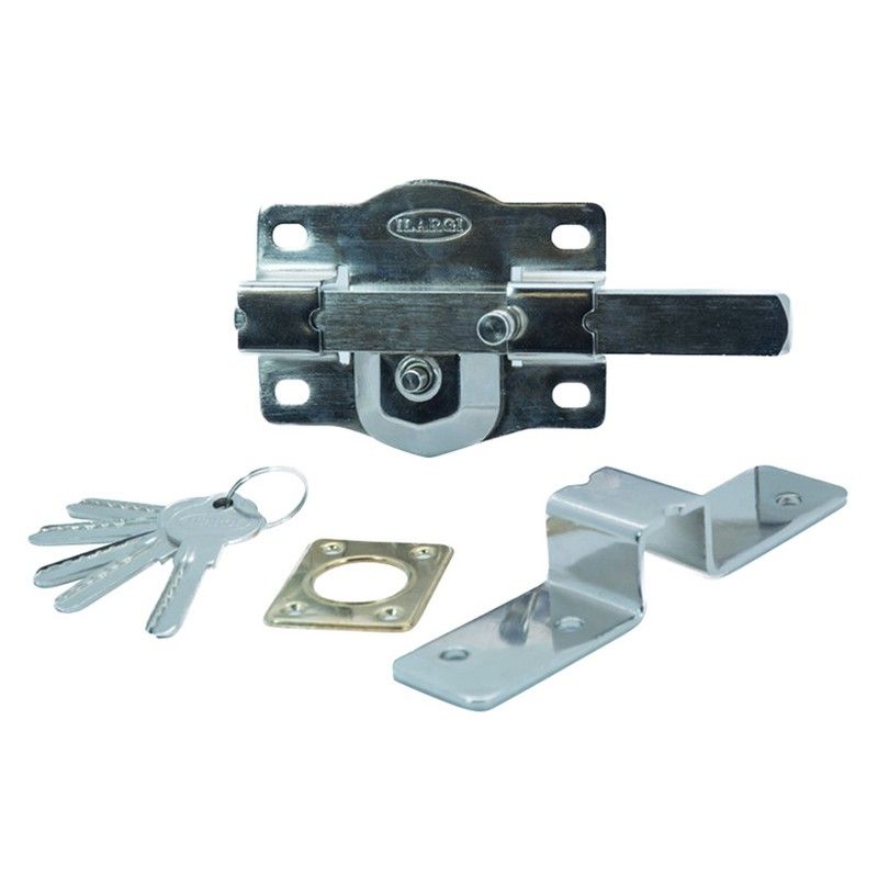 Cerrojo 1202 Boton 105Mm Niquelado 1202SD2 Ilargi