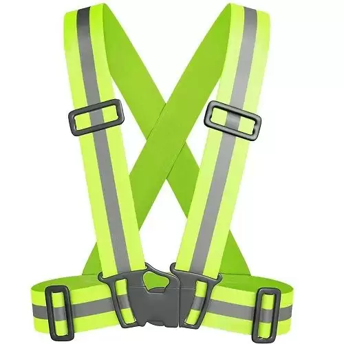Chaleco De Seguridad Reflectante Fluorescente Unisex  Amarillo