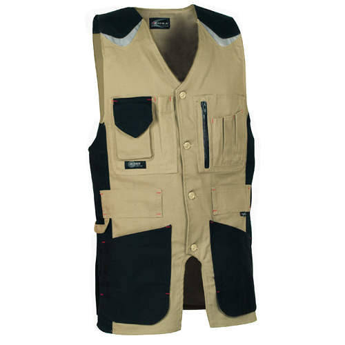 Vestuario laboral - Chaleco Largo TOOL Beige