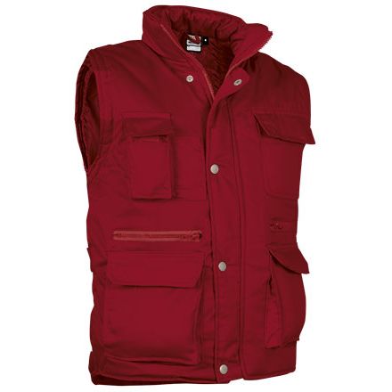 CHALECO REPORTER rojo loto XXL