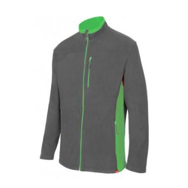 CHAQUETA POLAR 201504 GRIS/VERDE T-M