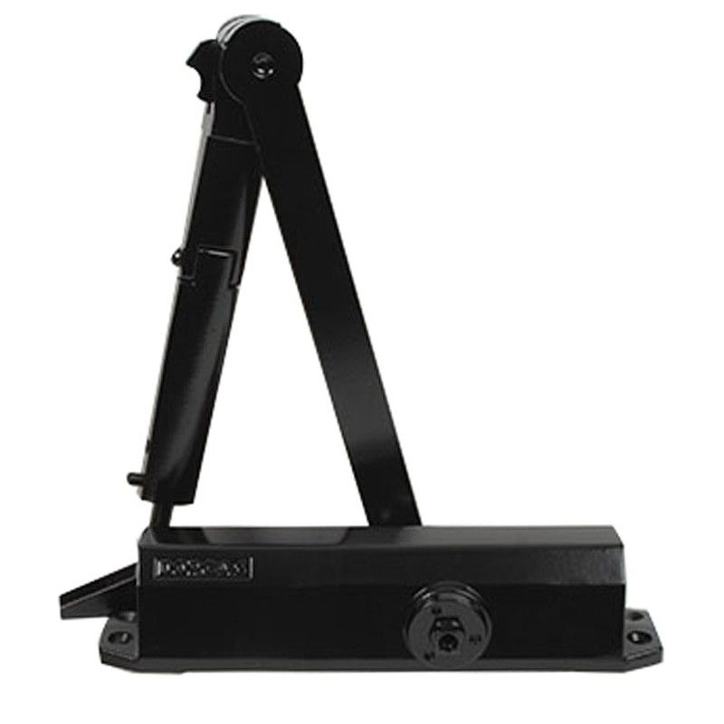 Cierrapuertas Dc2 En 2-4 Negro Retenedor 5100D21R Dorcas