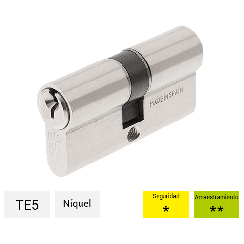Cilindros - Cilindro Estándar TE5 5030 Níquel TESA