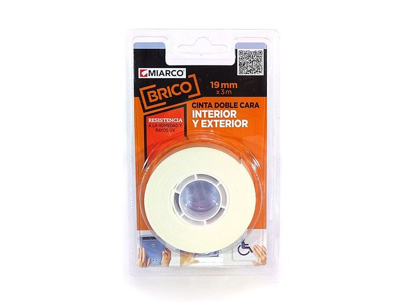 Cinta Adhesiva Doble Cara Interior-Exterior