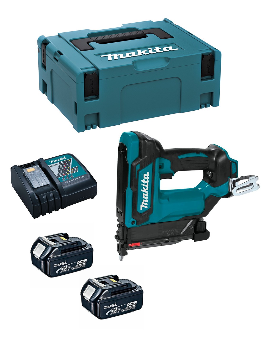 Clavadora MAKITA DPT353RTJ (2 x 5,0 Ah + DC18RC + MAKPAC 2)