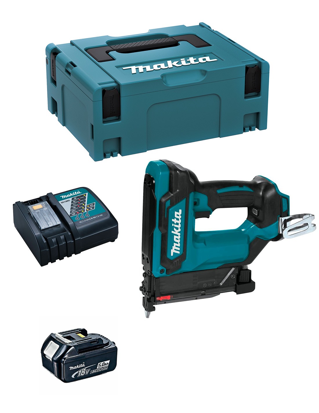 Clavadora MAKITA DPT353RTJ1 (1 x 5,0 Ah + DC18RC + MAKPAC 2)